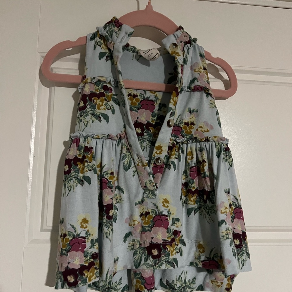 Kate Quinn Pansy Set Dress Floral Bloomers Shorts Shoes 0-3M 3-6M Jamie Kay